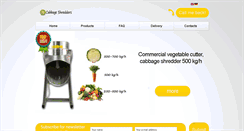 Desktop Screenshot of cabbage-shredders.com